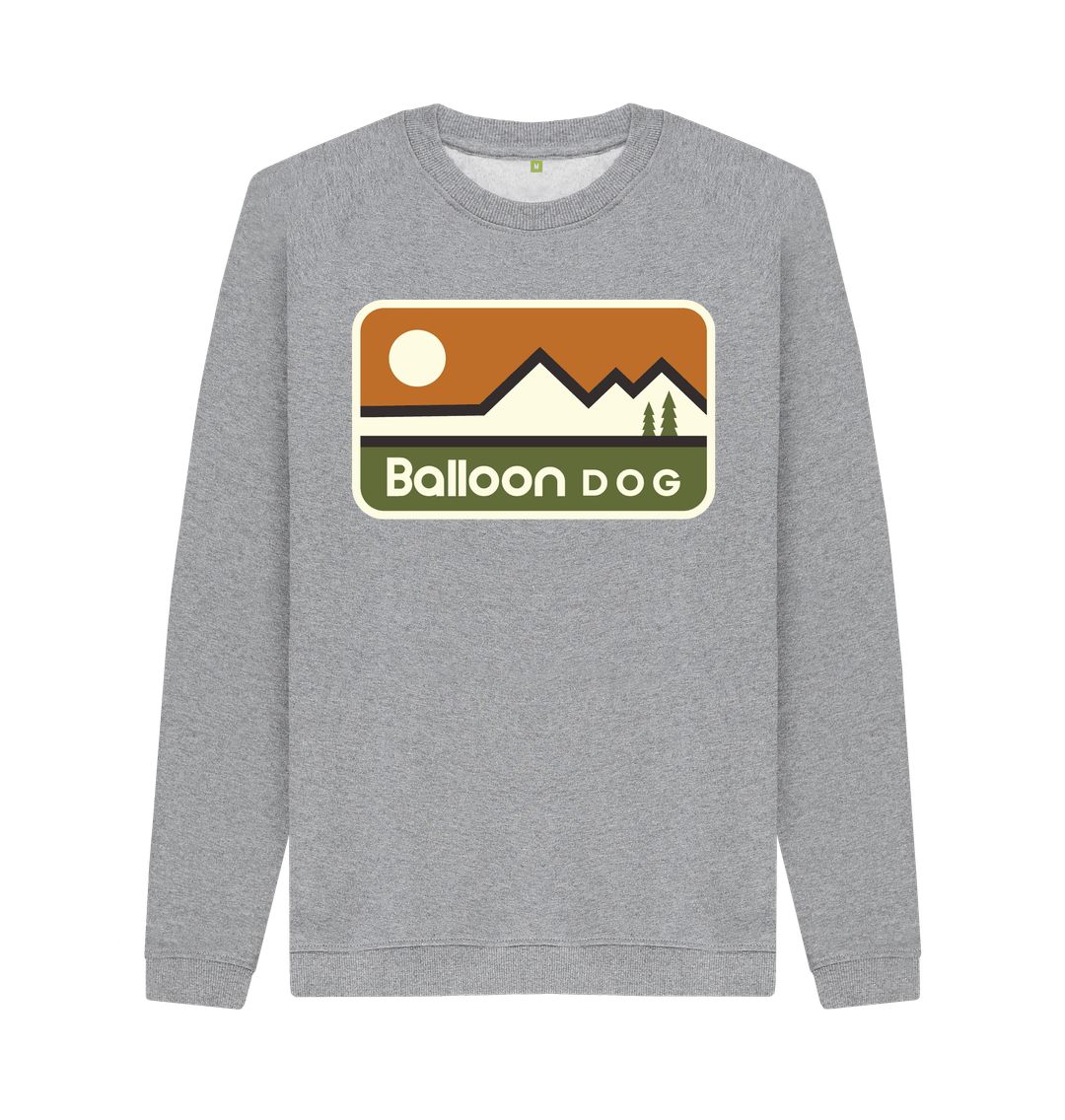 Light Heather Printed Sweater Front