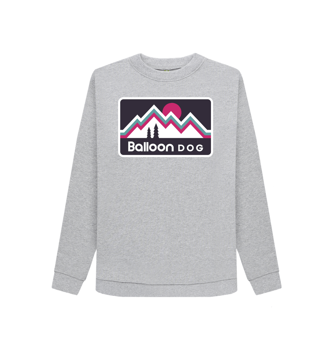 Light Heather Printed Sweater Front