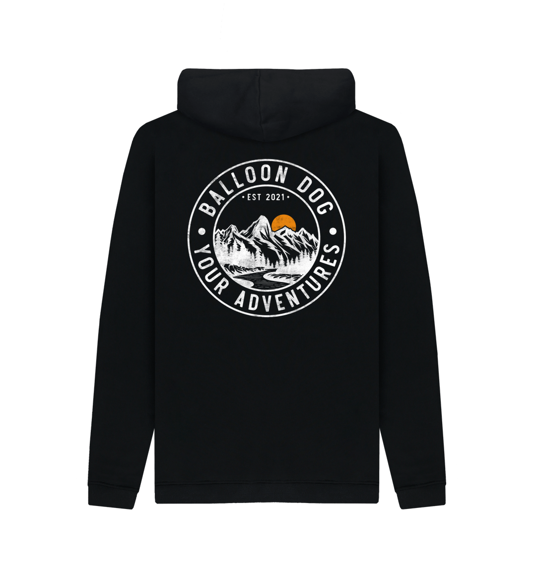 Your Adventures Back Print Pullover Hoodie