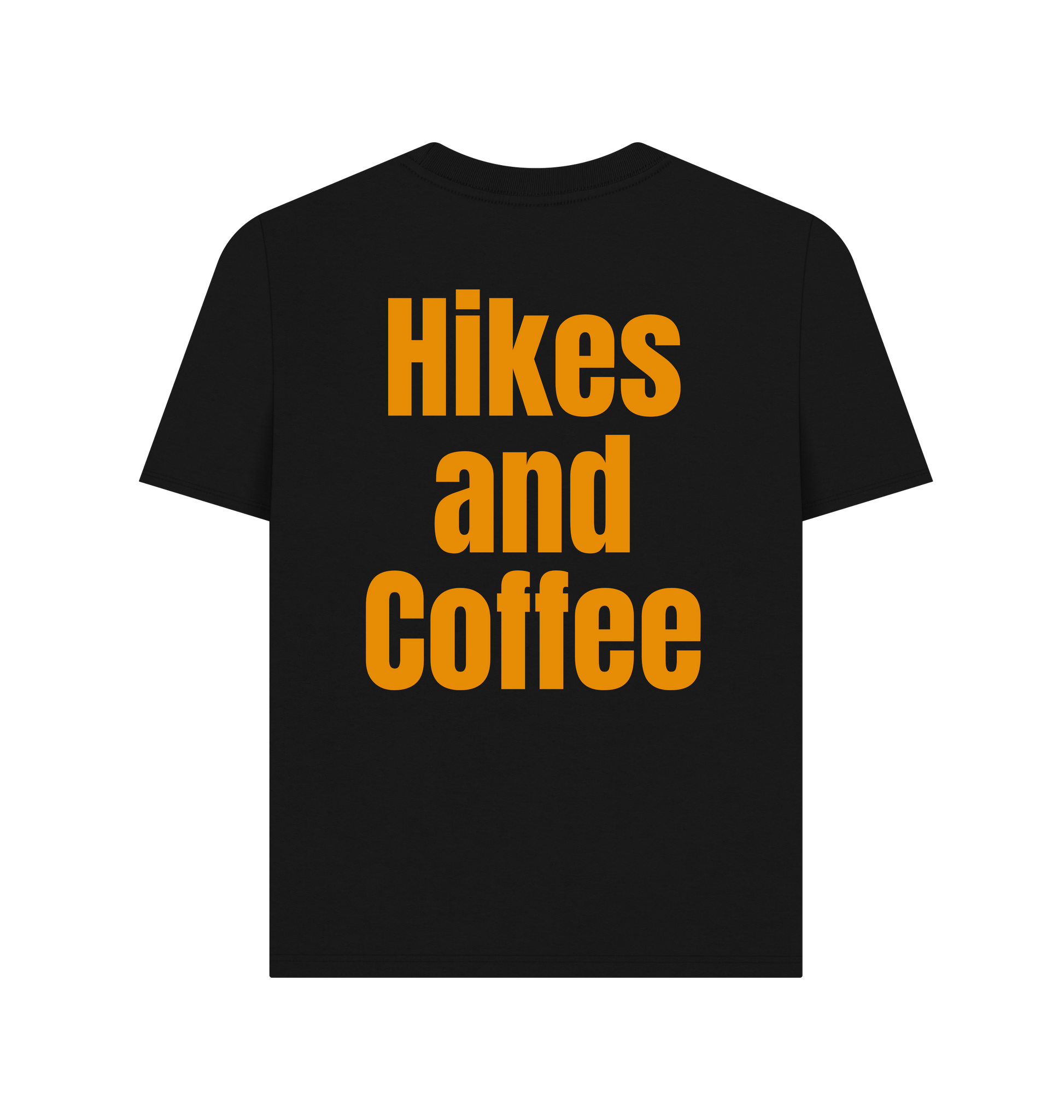 Black Printed T-shirt Back