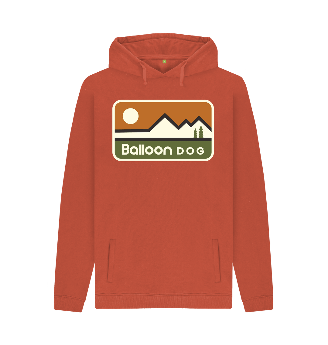 Rust Retro Peaks v3 Pullover Hoodie