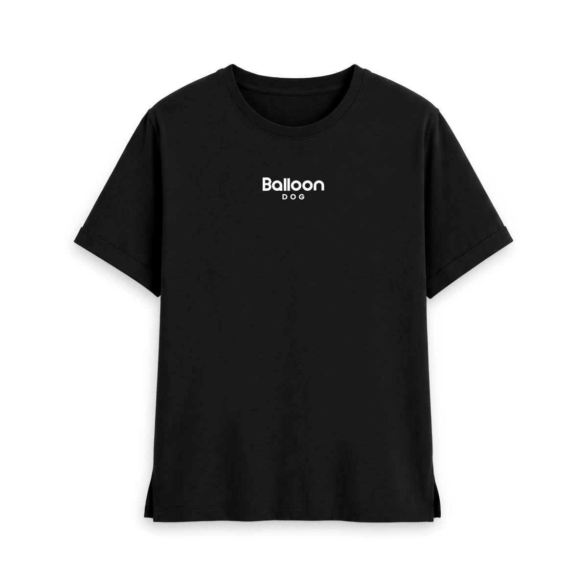 Black Printed T-shirt Front