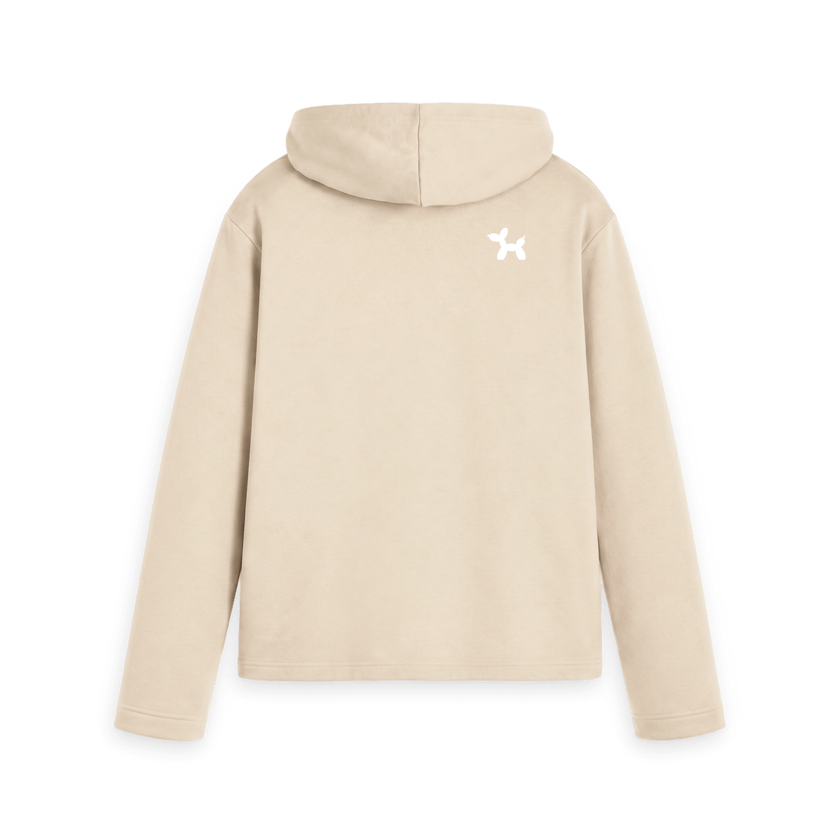 Oat Printed Hoody Back