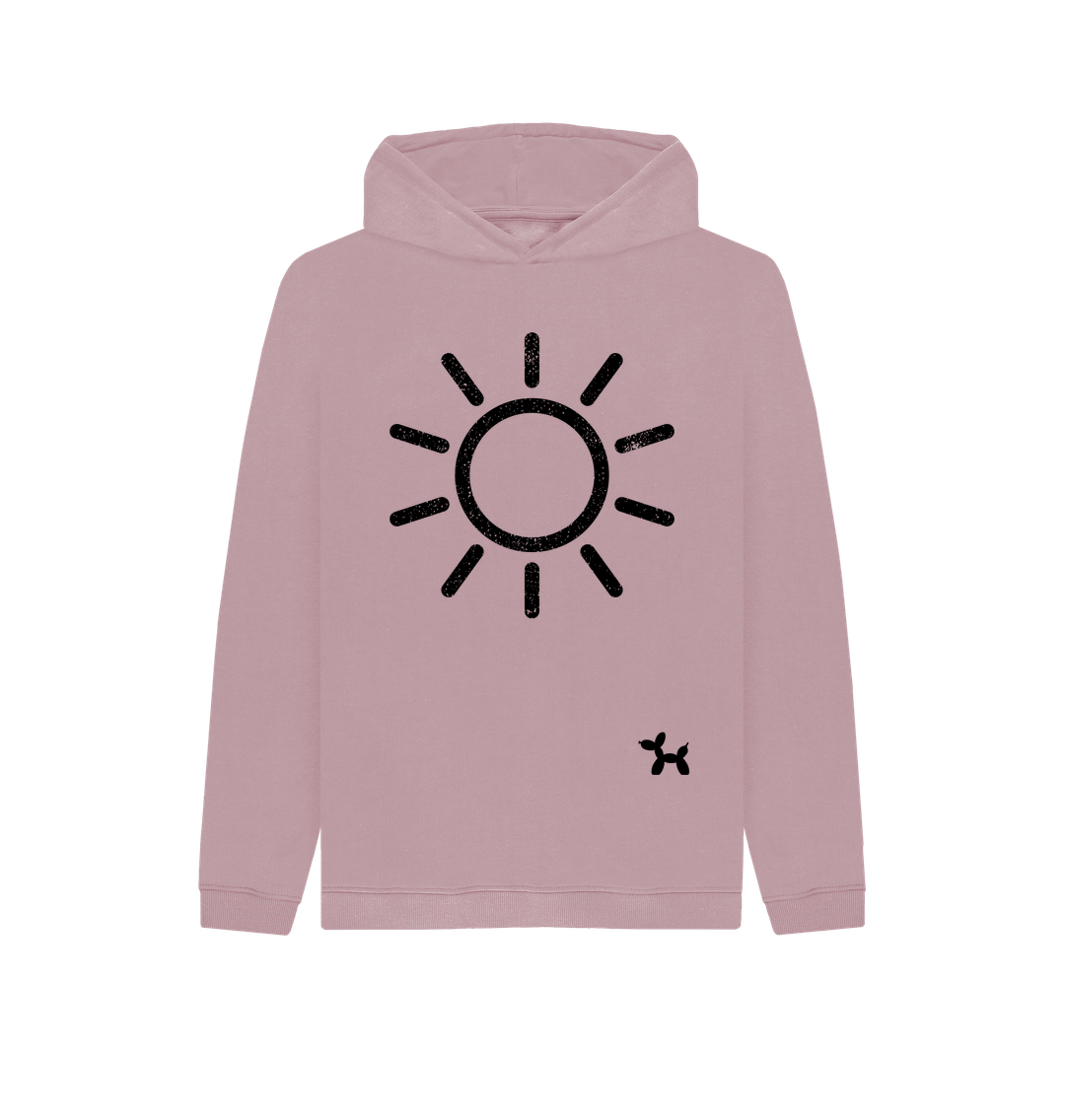 Mauve Simply sunshine Organic Cotton Hoodie