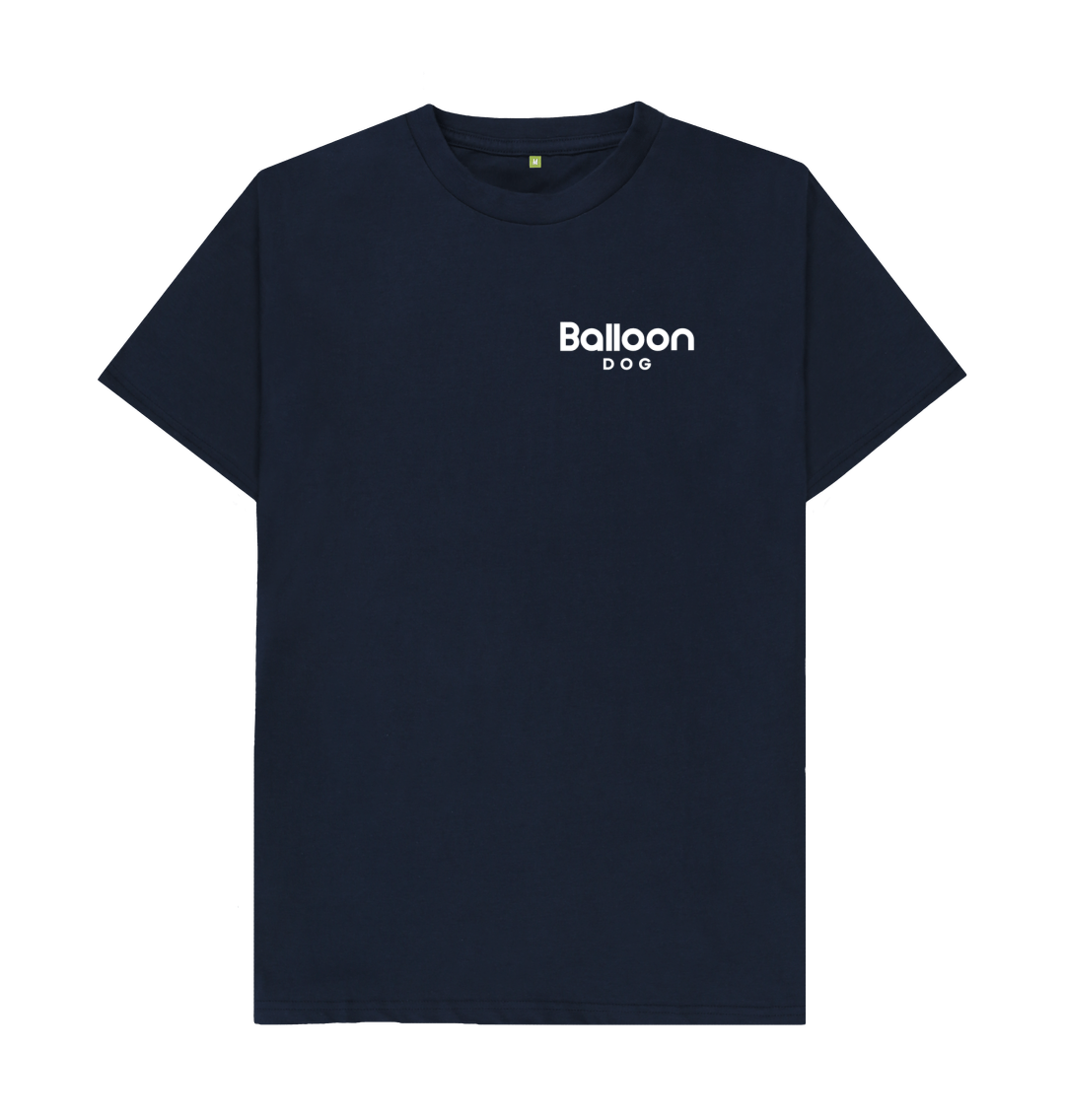 Navy Blue Your Adventurers Organic Cotton T-shirt with Colour Back Print