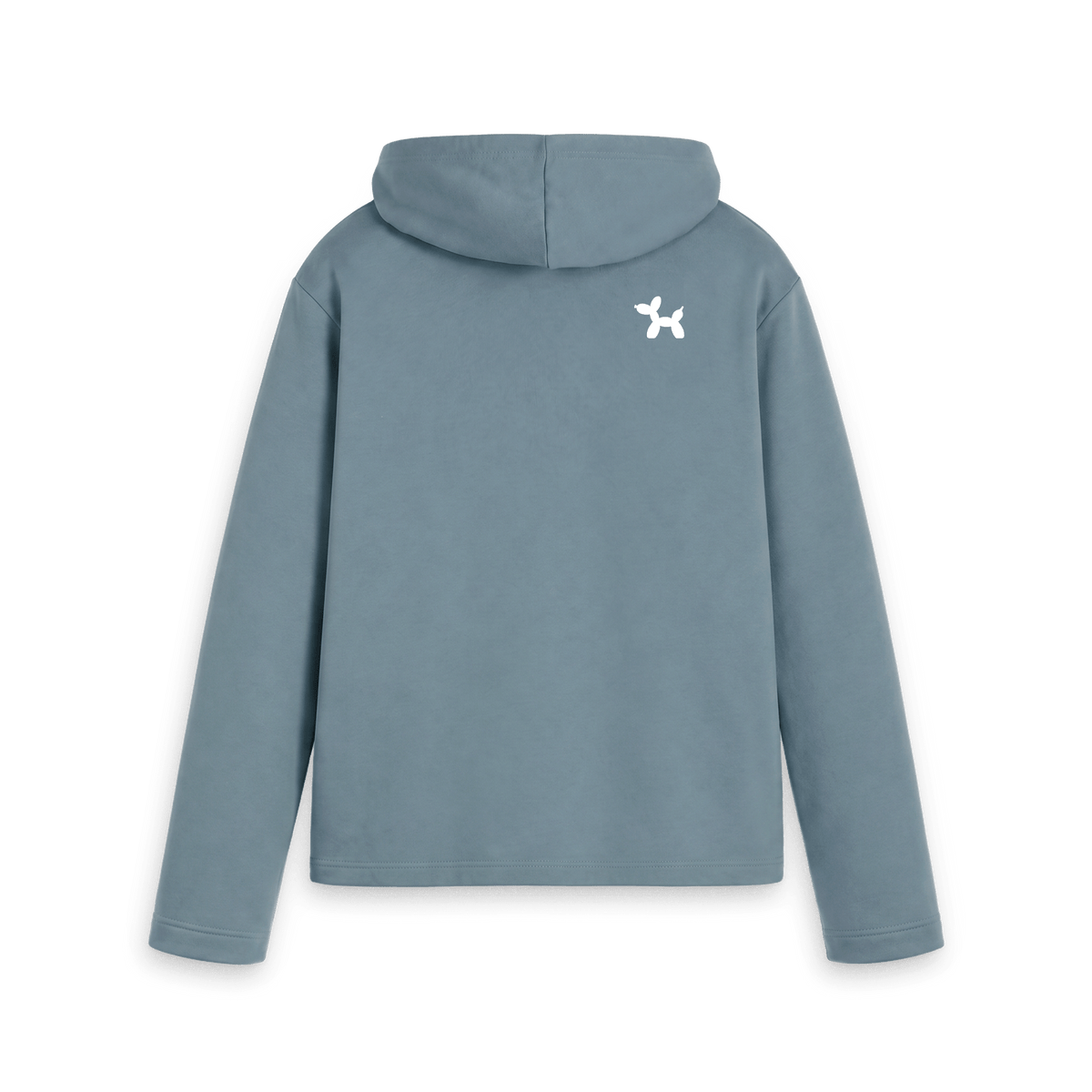 Stone Blue Printed Hoody Back