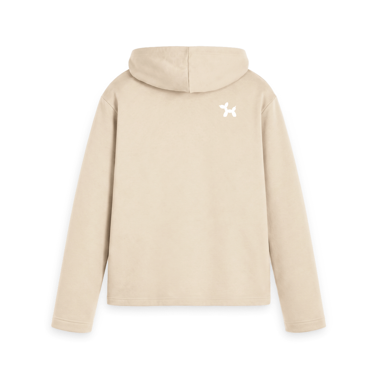 Oat Printed Hoody Back