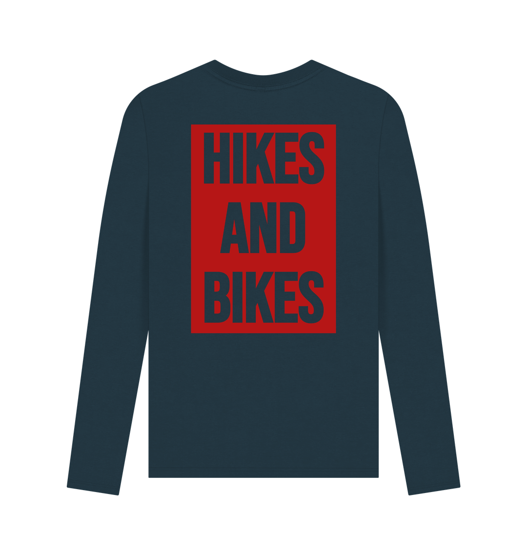 Denim Blue Printed Long Sleeve T Shirt