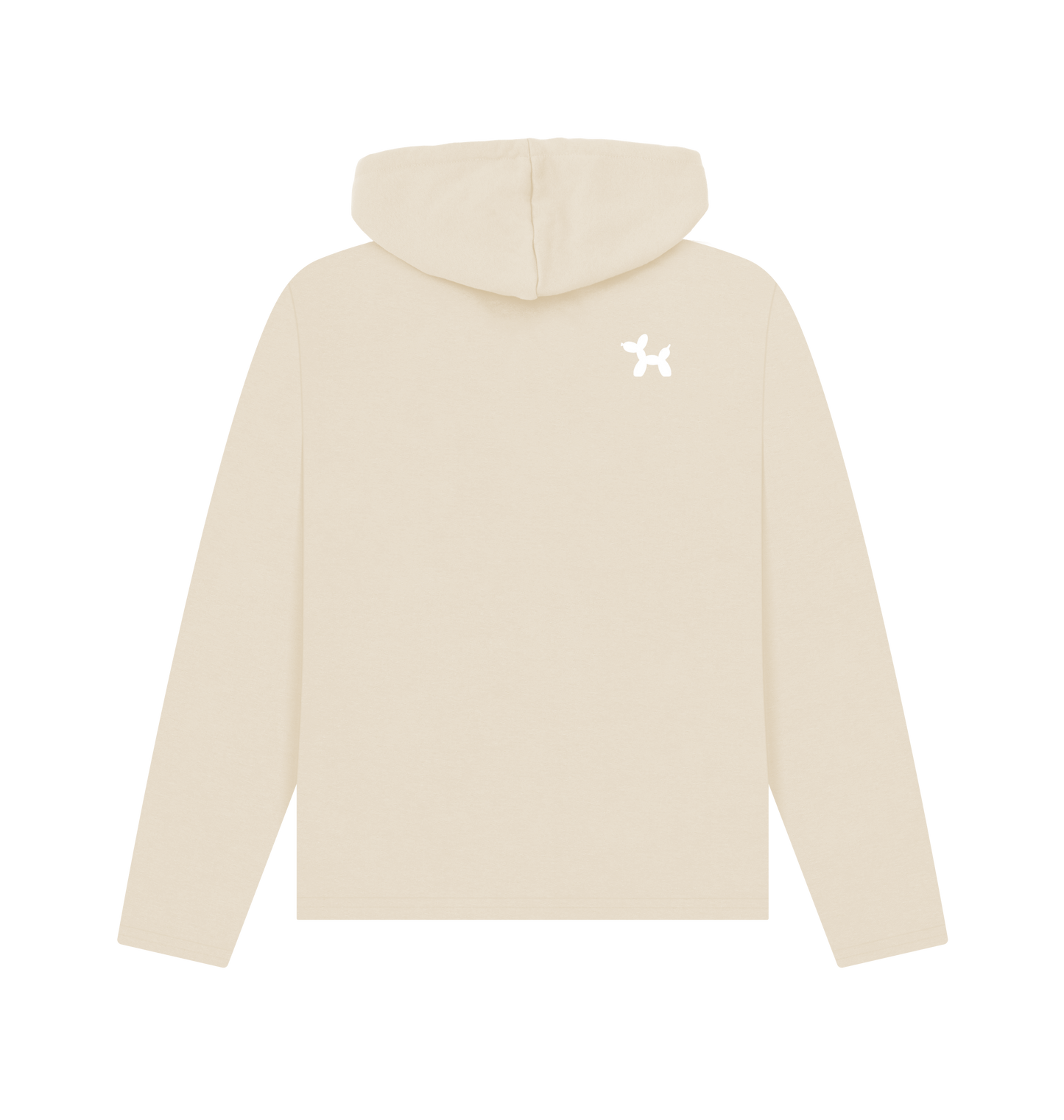 Oat Printed Hoody Back