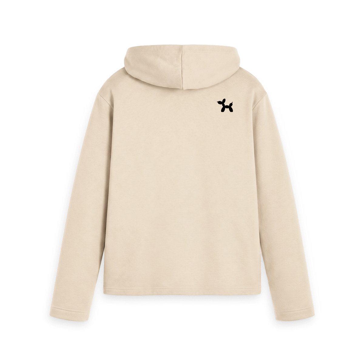 Oat Printed Hoody Back