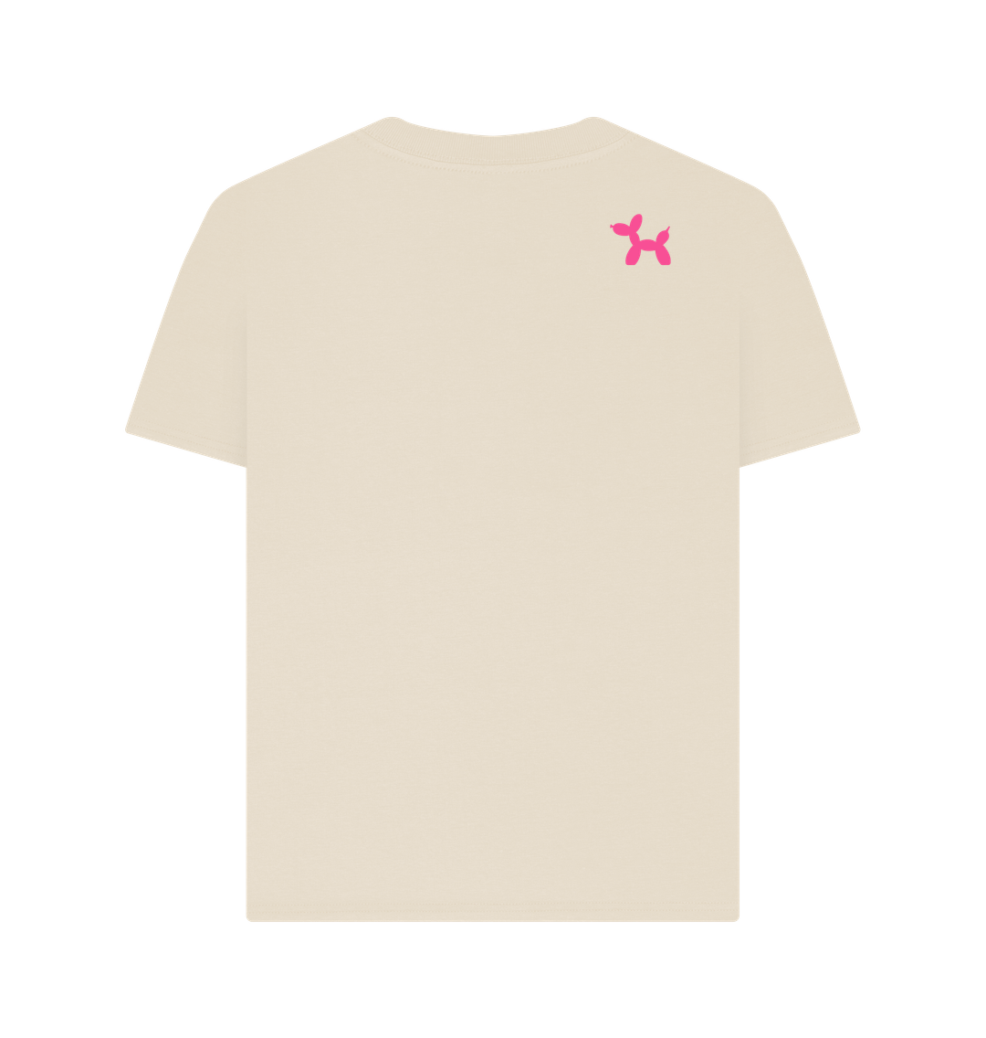 Oat Pink And Simple With A Dog On Your Back