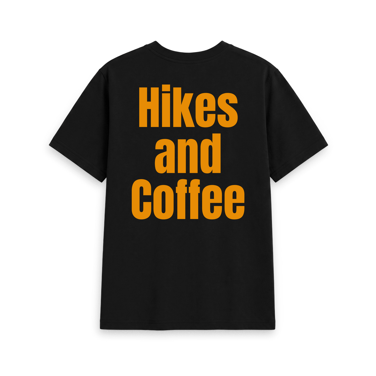 Black Printed T-shirt Back