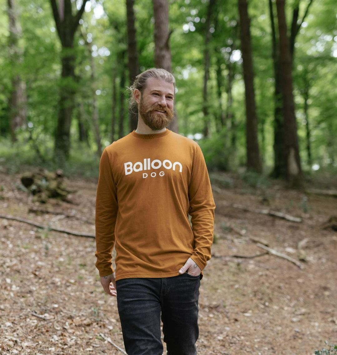 Long Sleeve T-shirt With Back print In White