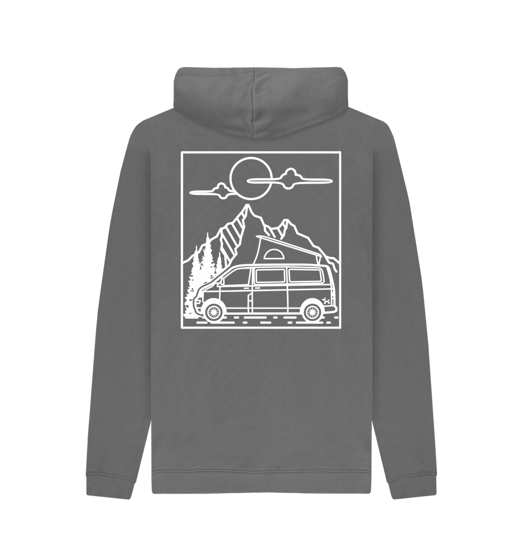 Van Life Back Print Pullover Hoodie