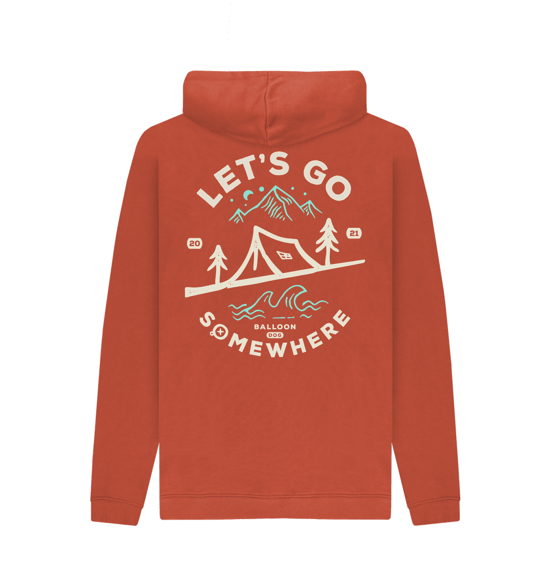 Lets Go Somewhere Pullover Hoodie