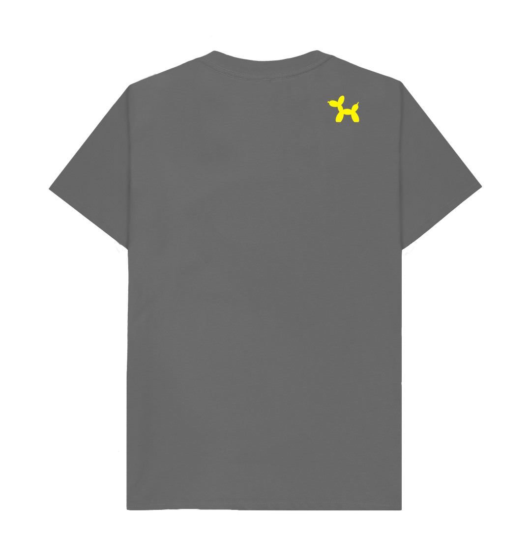 Simply Coloured With Back Print In Yellow