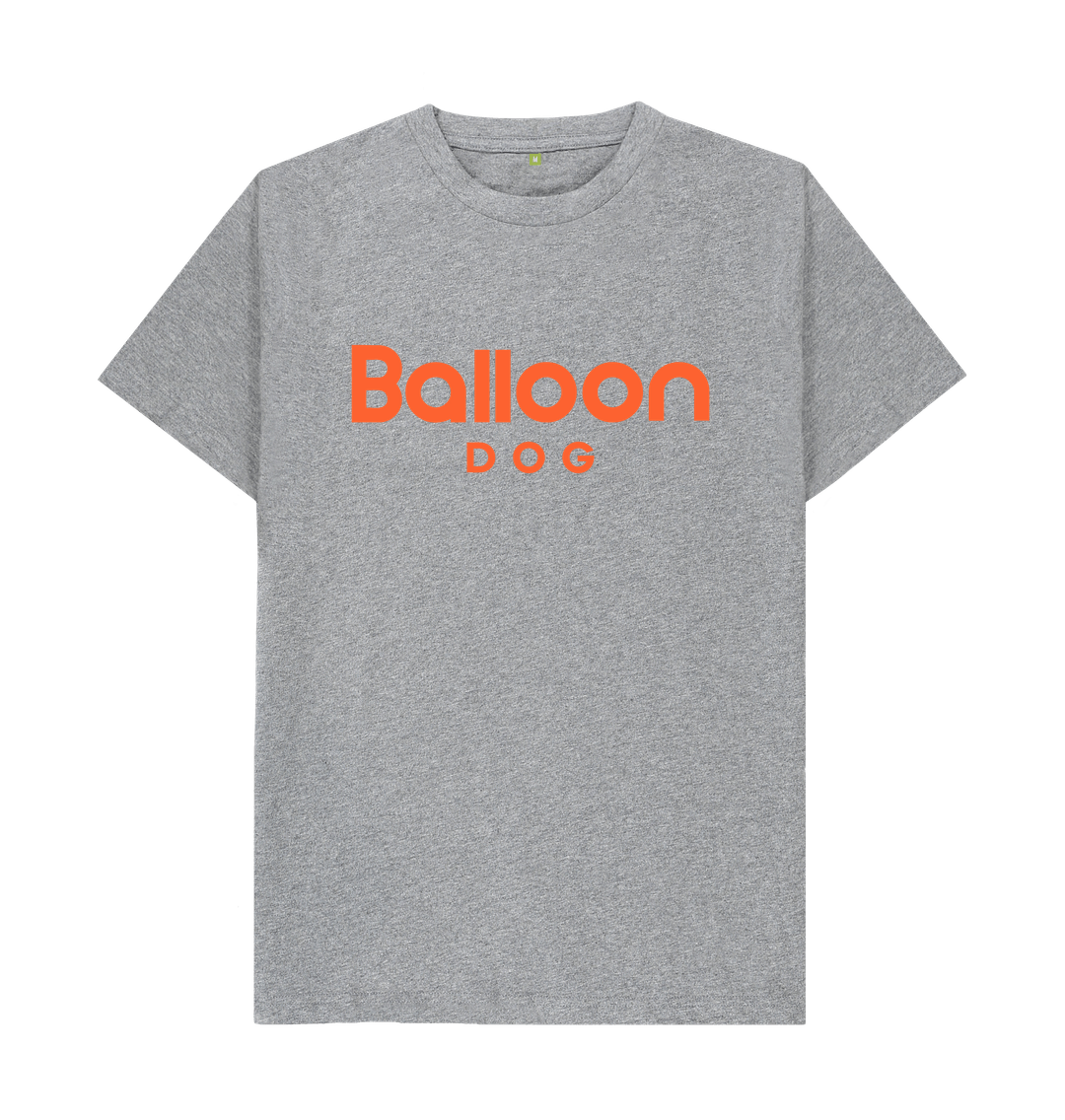 Athletic Grey Simply Coloured With Back Print In Orange