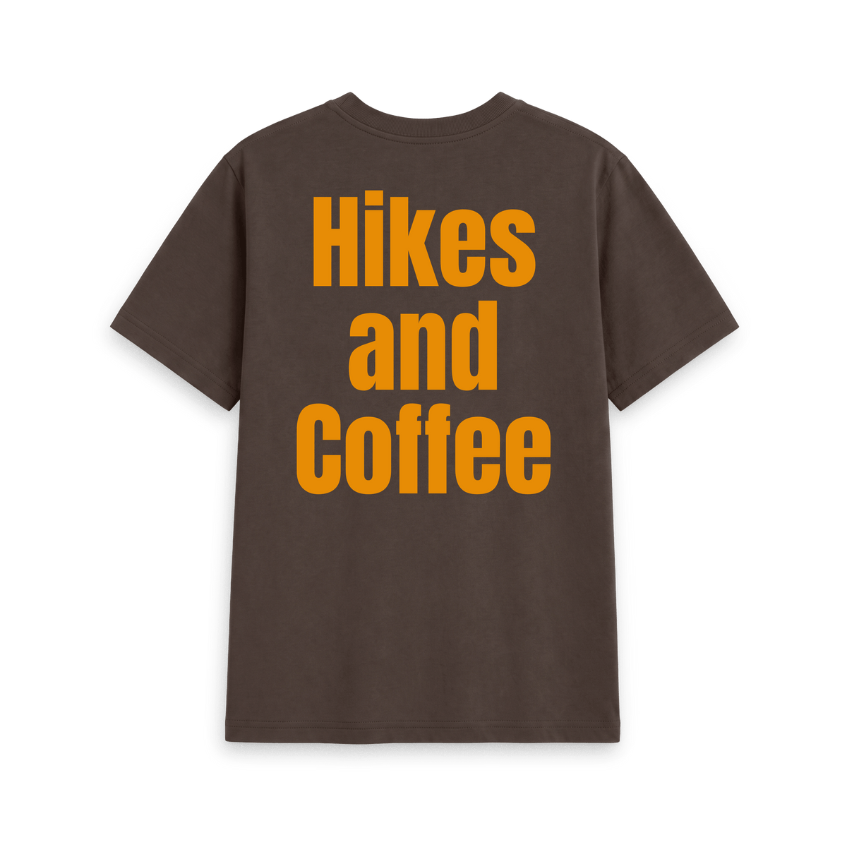 Chocolate Printed T-shirt Back