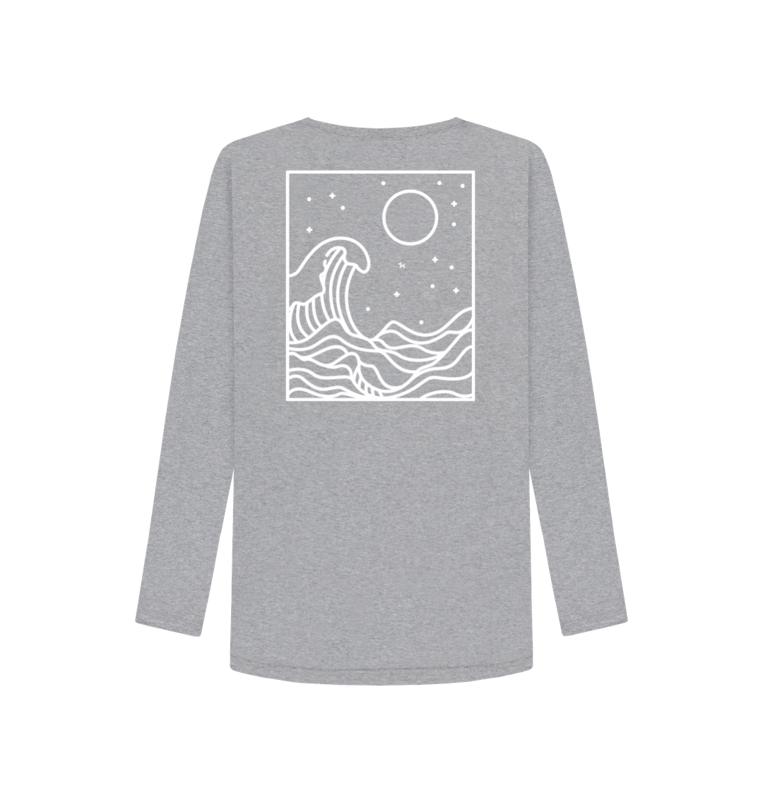 Moonlight Waves Long Sleeve T-shirt