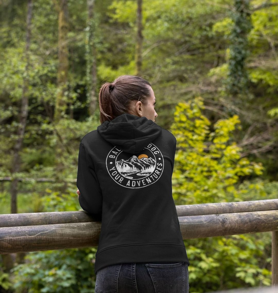 Your Adventures Back Print Pull Over Hoodie