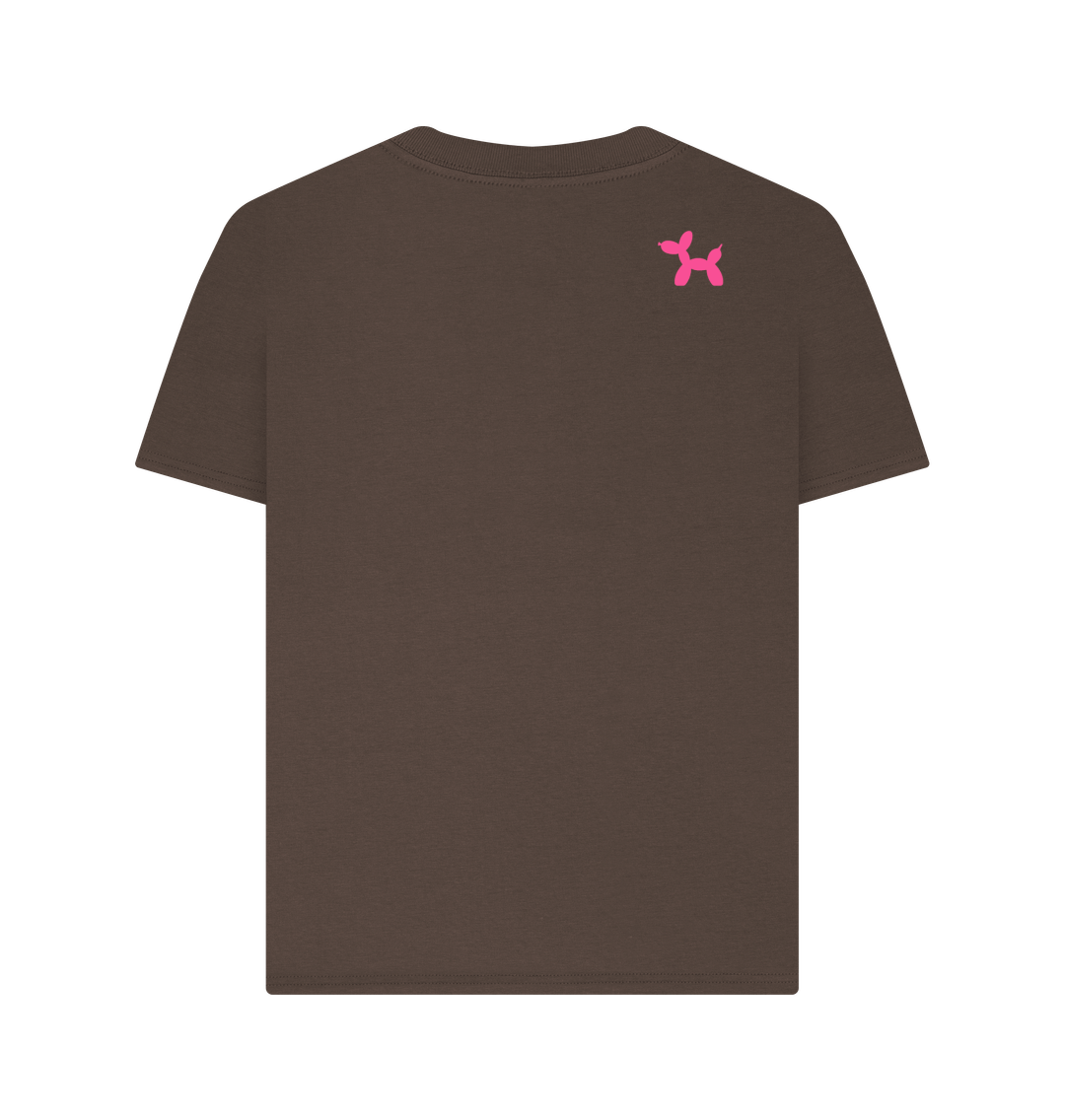 Hills And Thrills T-shirt With Back Print In Pink