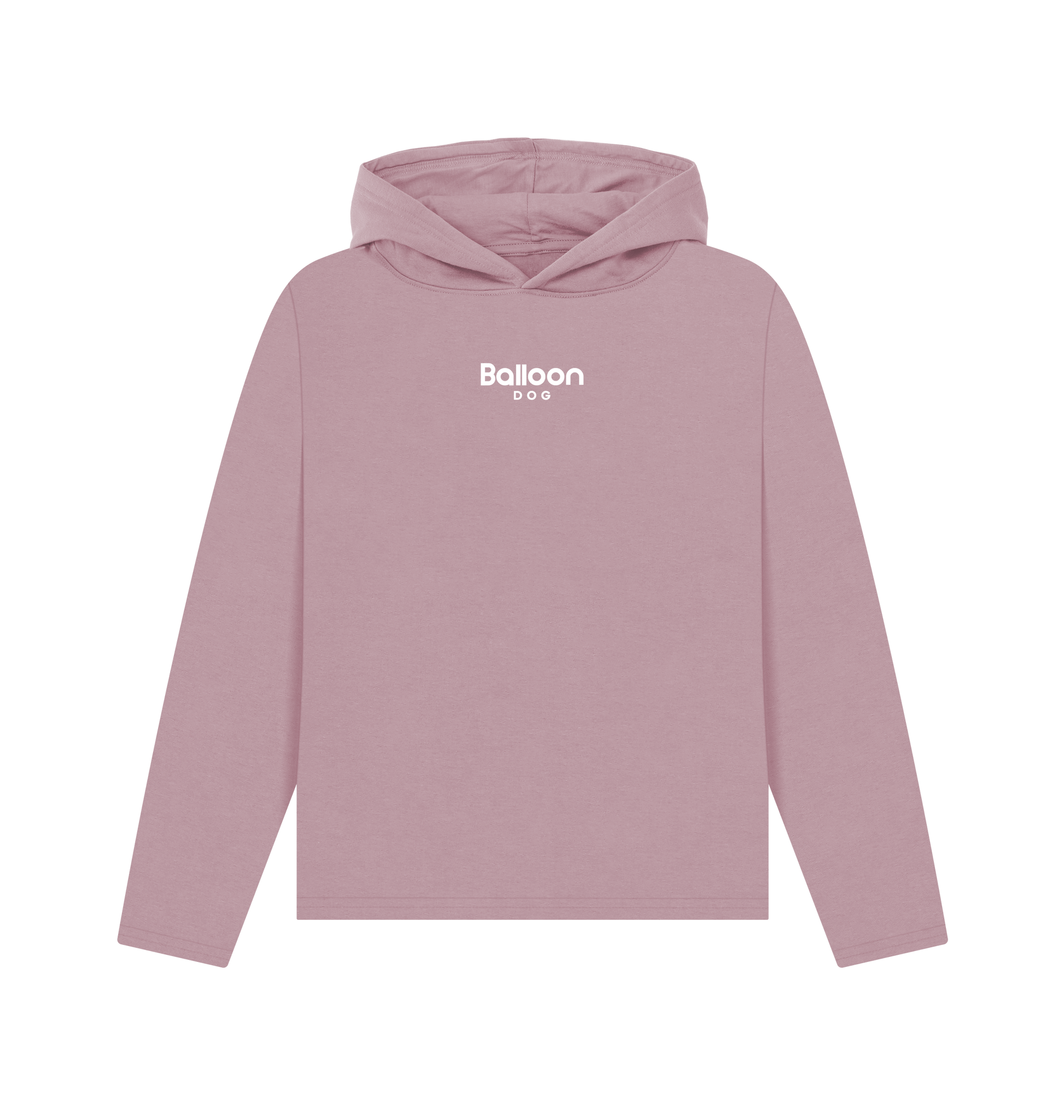 Mauve Printed Hoody Front