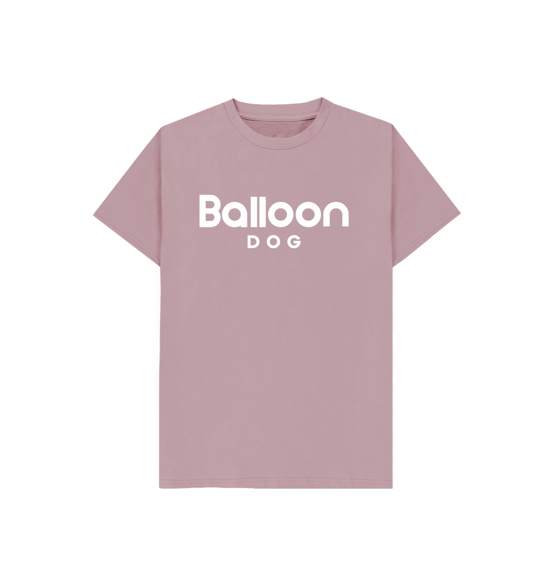 Mauve Organic Cotton Kids T-Shirt With Back Print