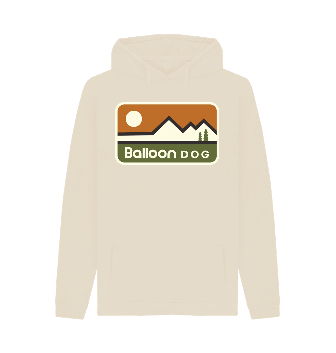 Oat Printed Hoody Front