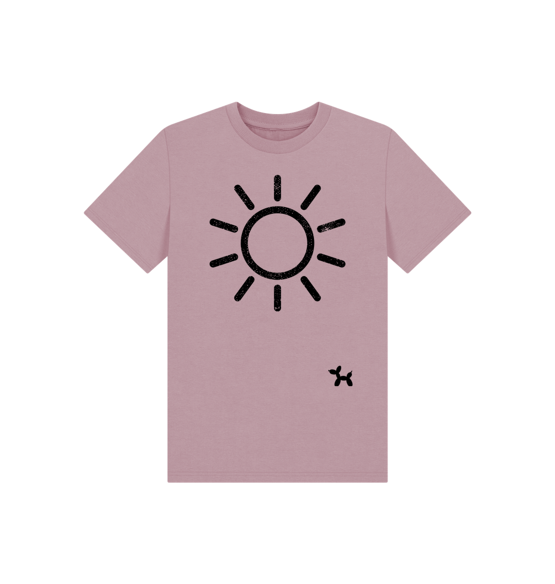 Mauve Simply Sunshine Organic Cotton T-shirt