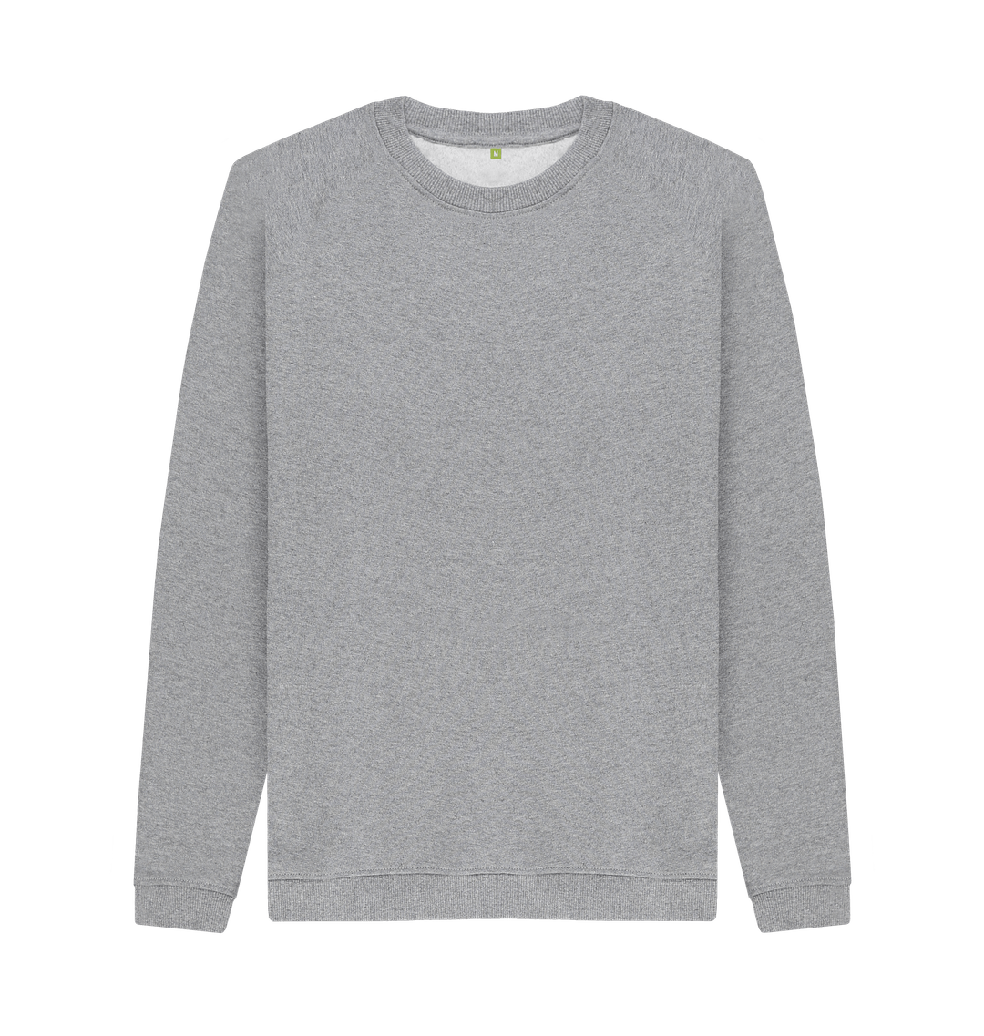 Light Heather Printed Sweater Front