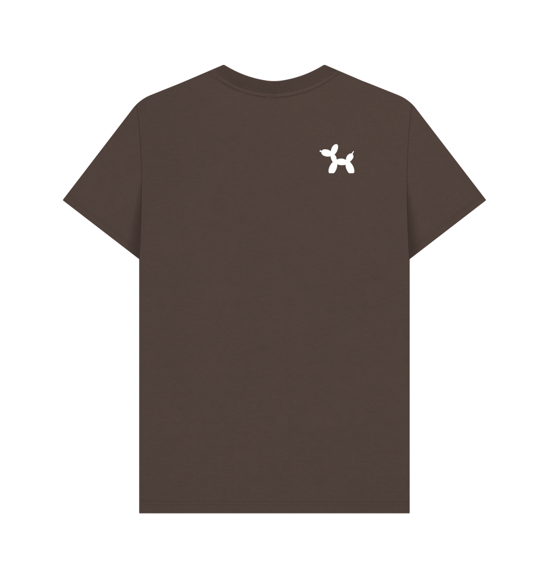 Chocolate Printed T-shirt Back