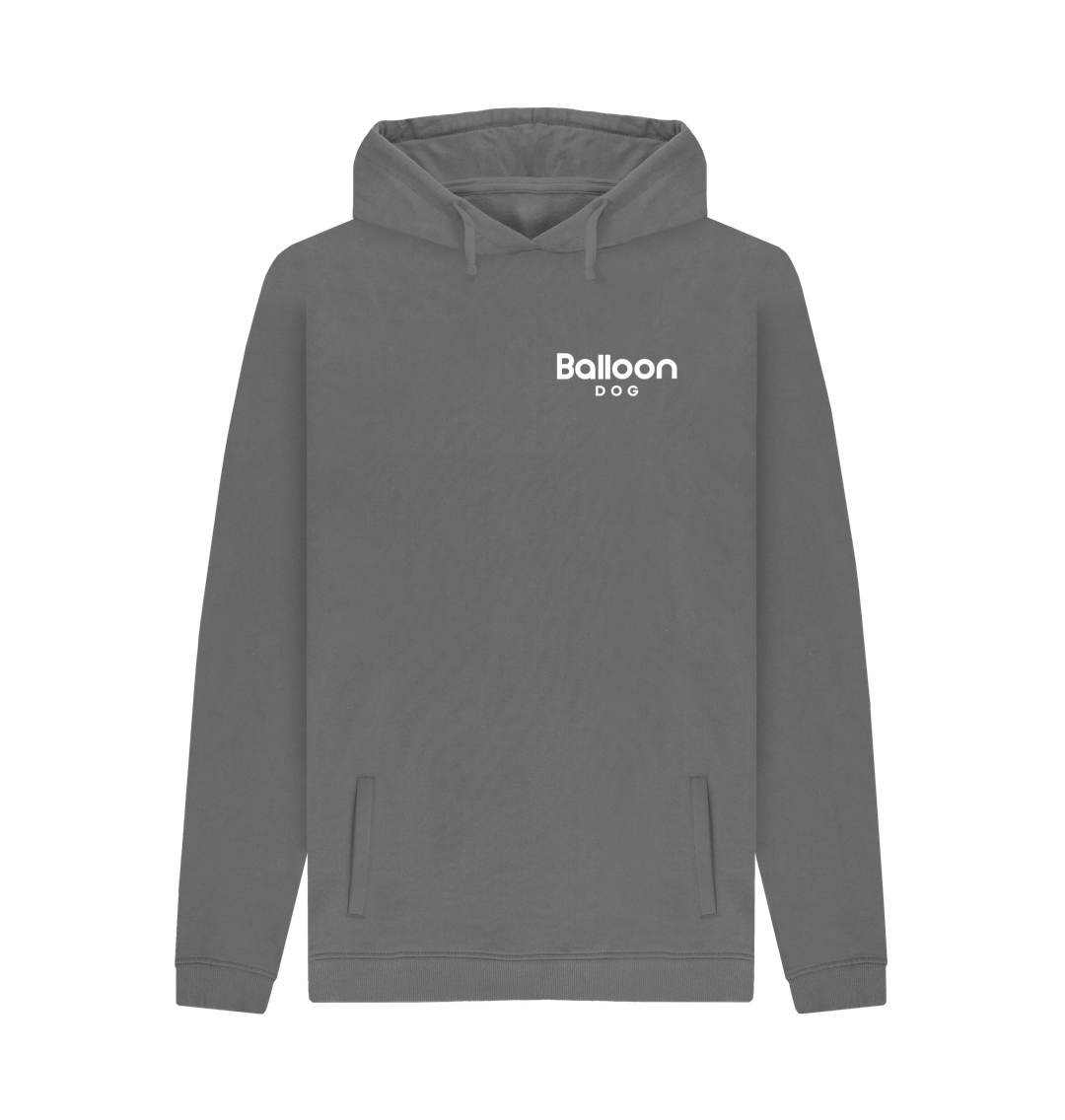 Slate Grey Printed Hoody Front