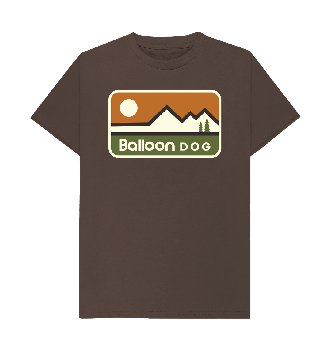 Chocolate Retro Peaks v3 T-shirt