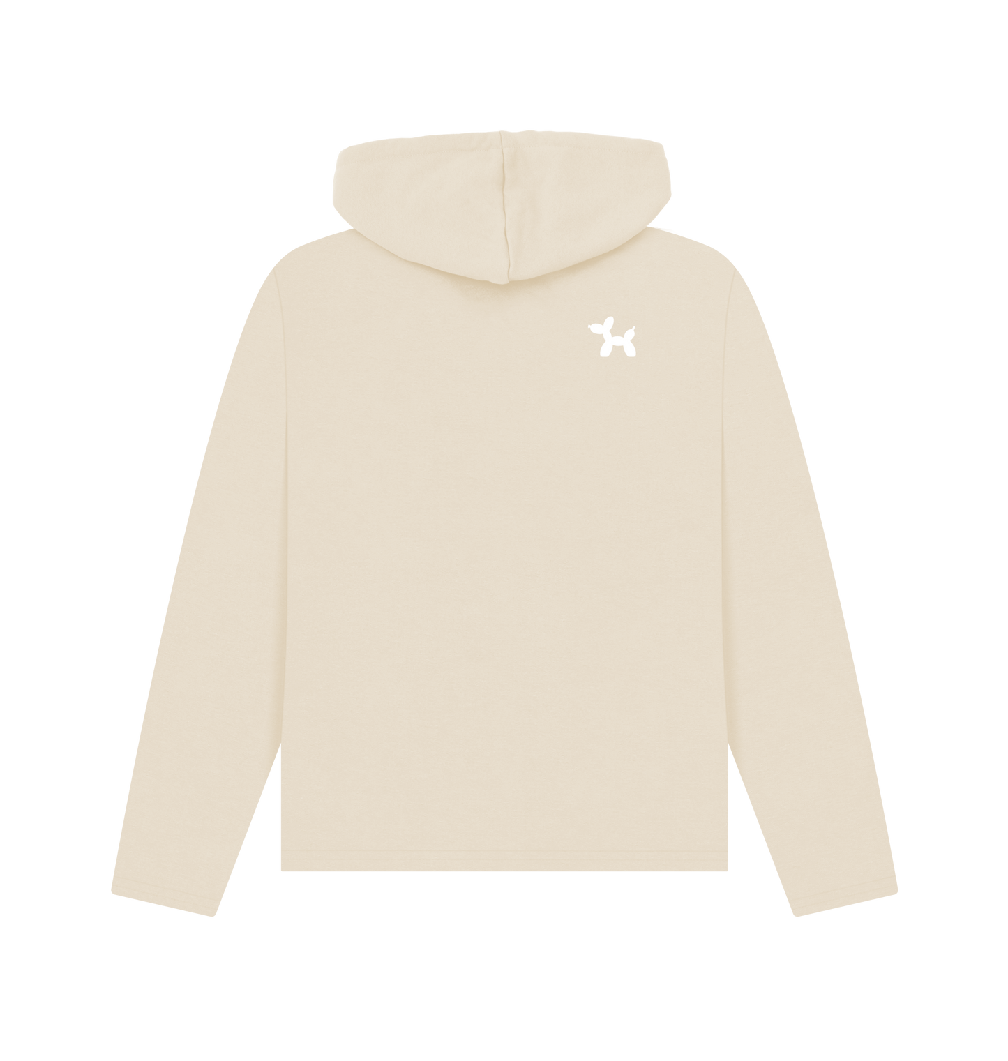 Oat Printed Hoody Back