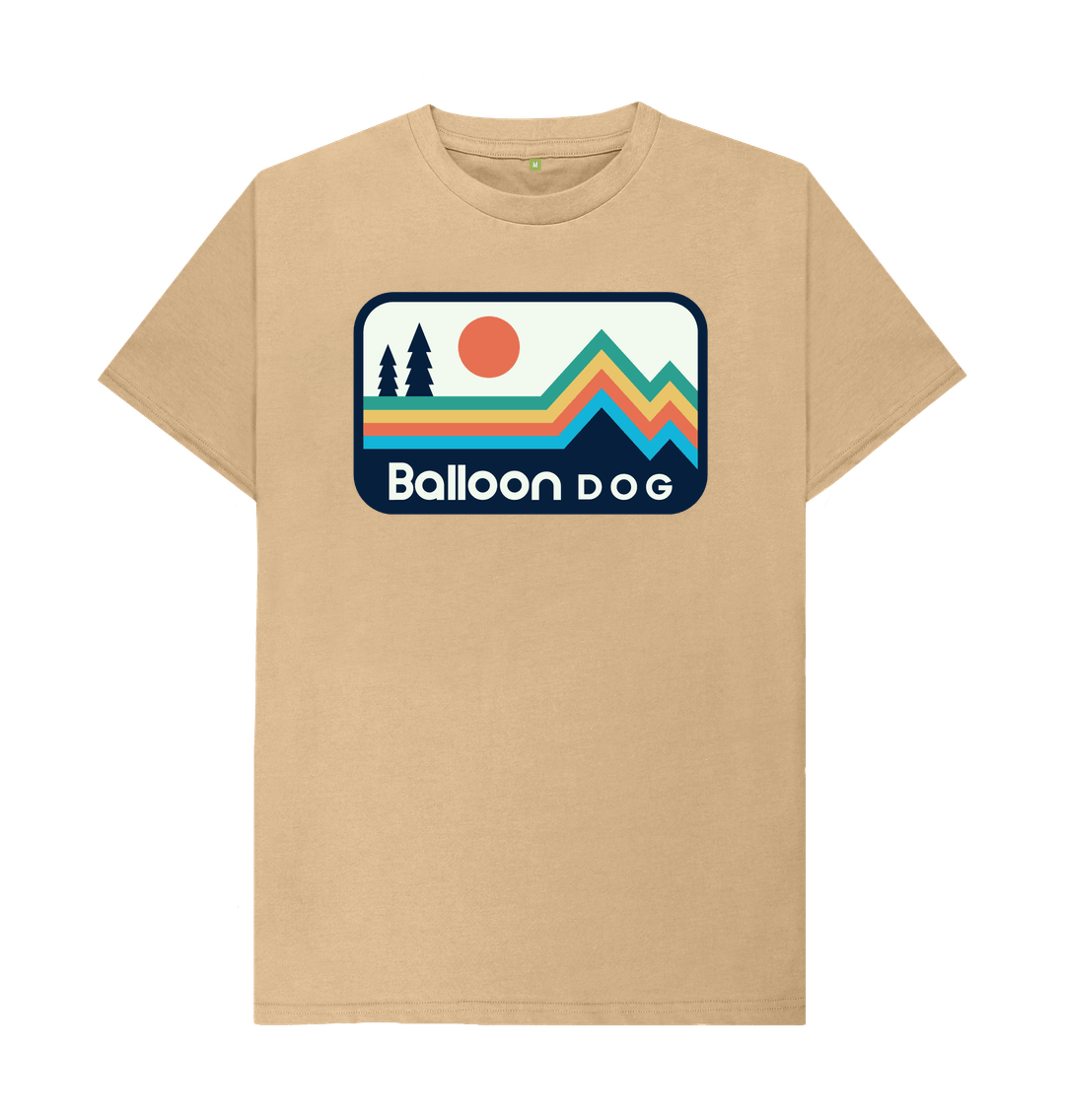 Sand Retro Peaks T-shirt