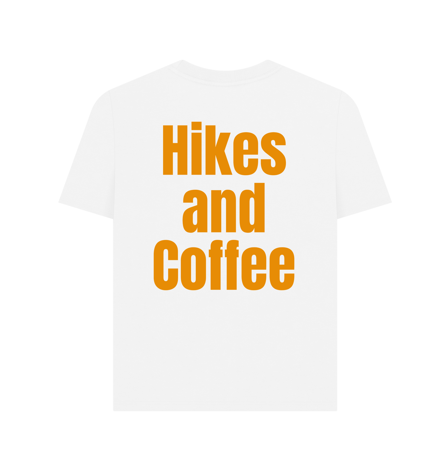 White Printed T-shirt Back