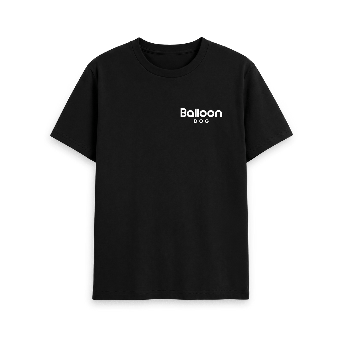 Black Printed T-shirt Front