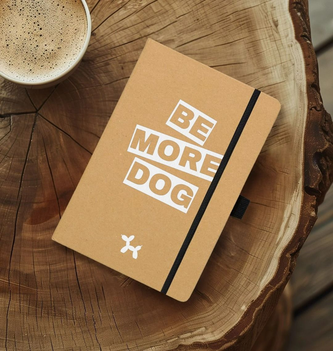 Be More Dog Recycled Note Book