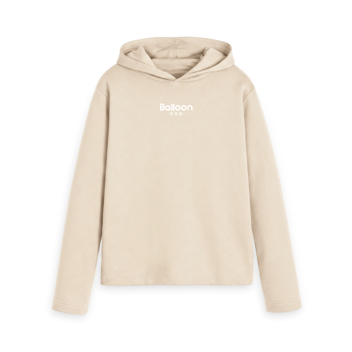 Oat Printed Hoody Front