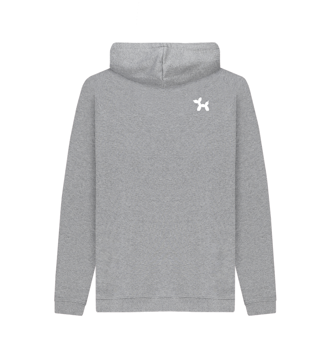 Light Heather Printed Hoody Back