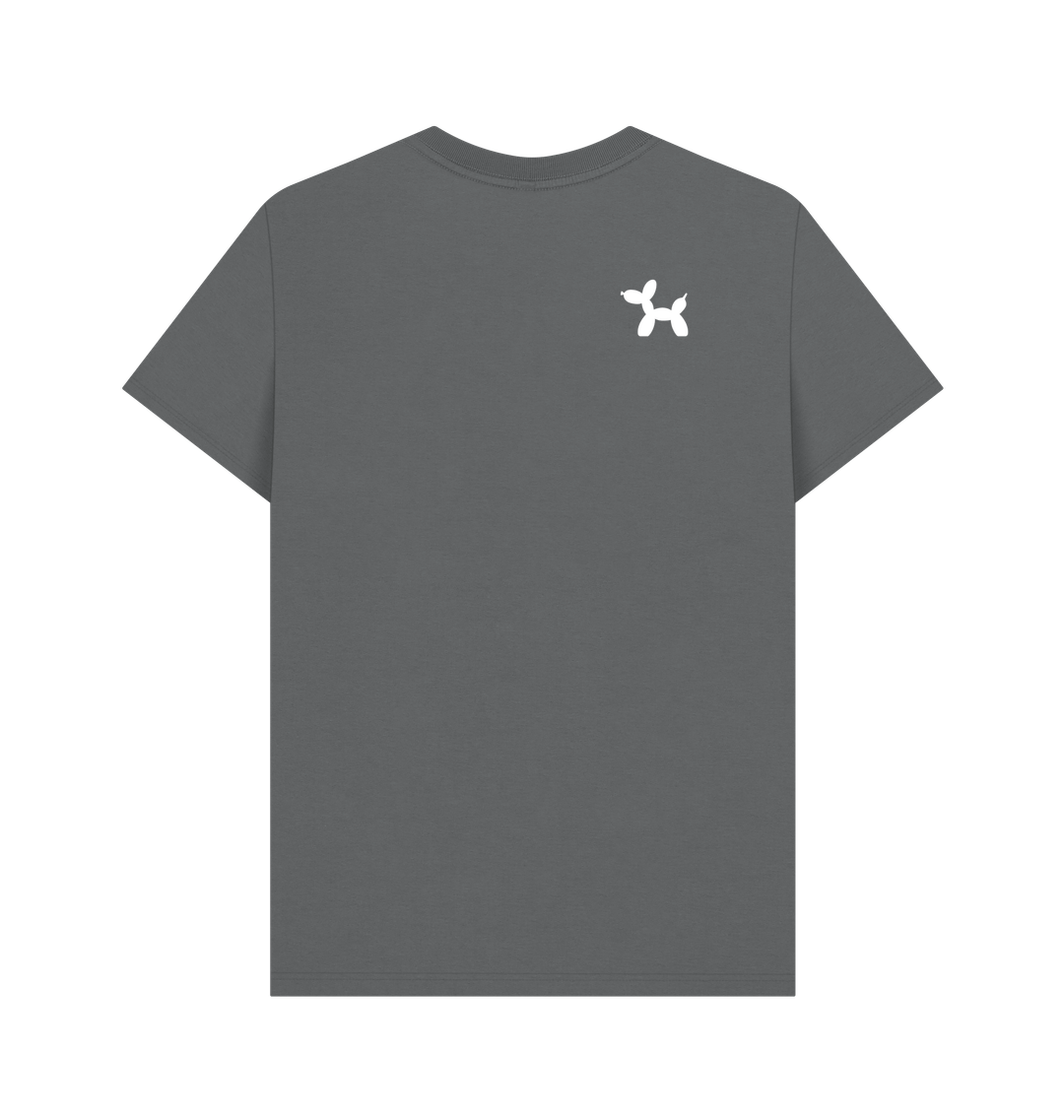 Slate Grey Printed T-shirt Back