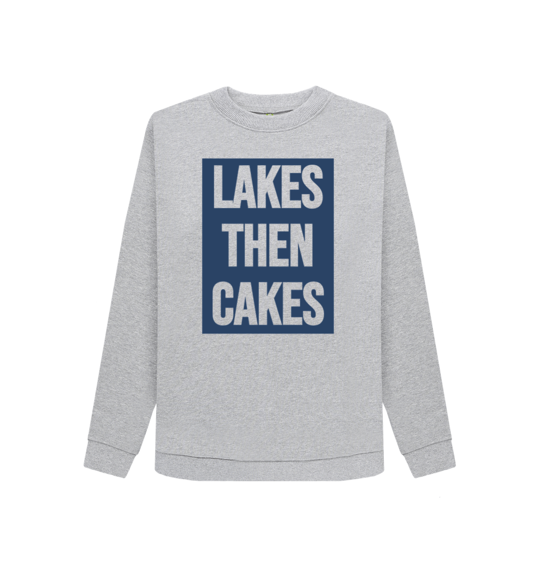 Light Heather Printed Sweater Front