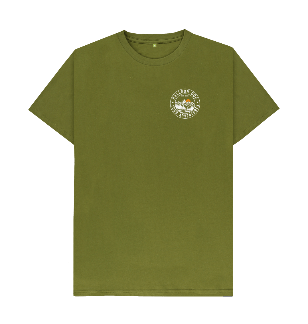 Moss Green Your Adventures Organic Cotton T-shirt