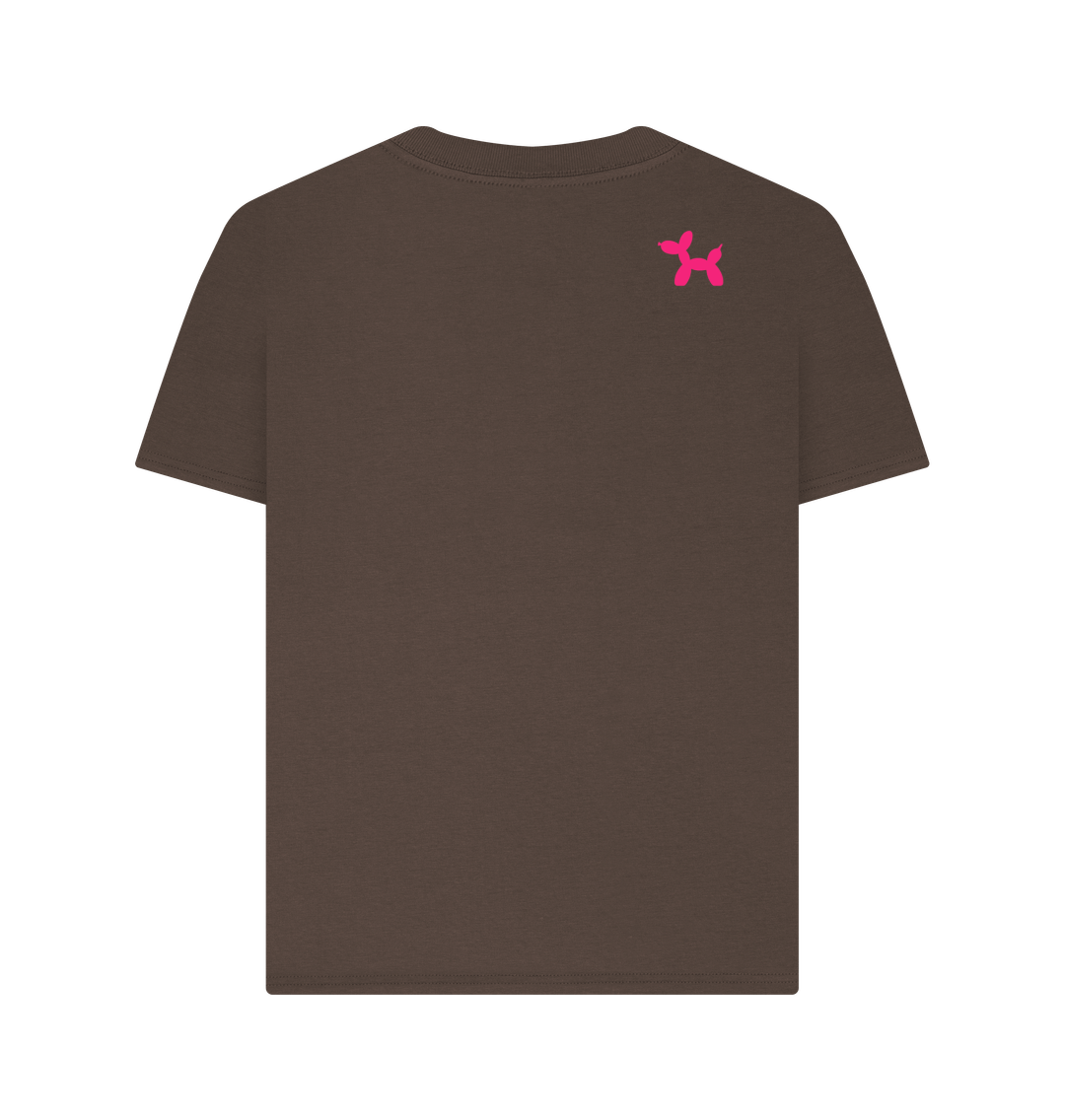 Original T-shirt With Back Print In Pink