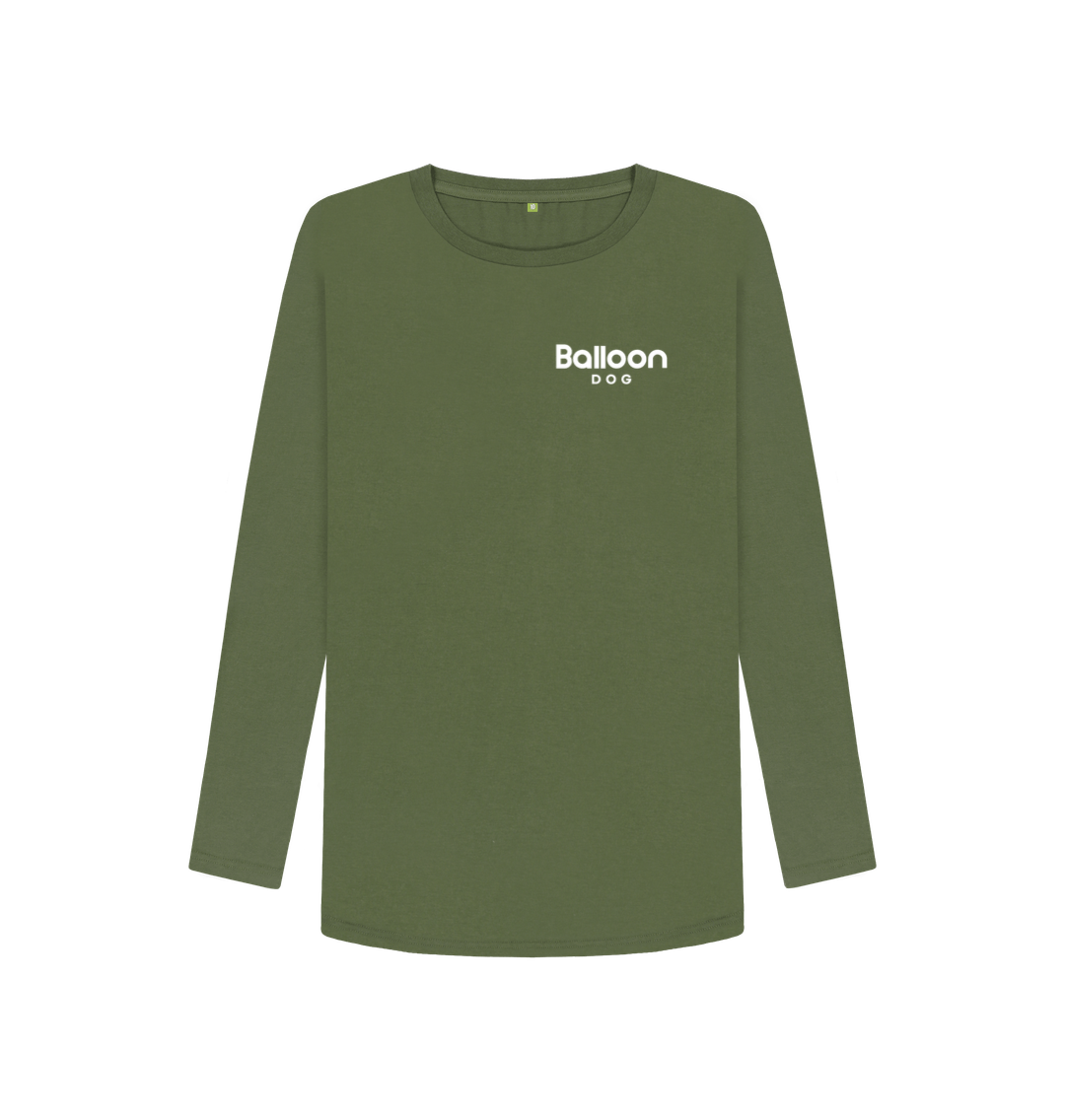 Khaki #Vanwife Long Sleeve T-shirt