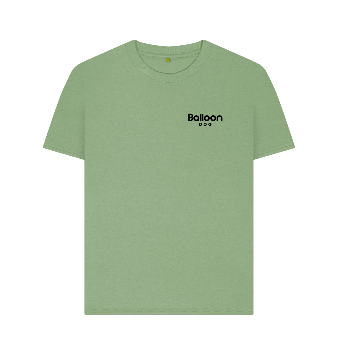 Sage Relaxed Fit Organic T-shirt With Your Adventures Back Print