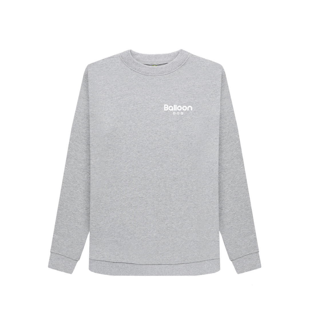 Light Heather Printed Sweater Front