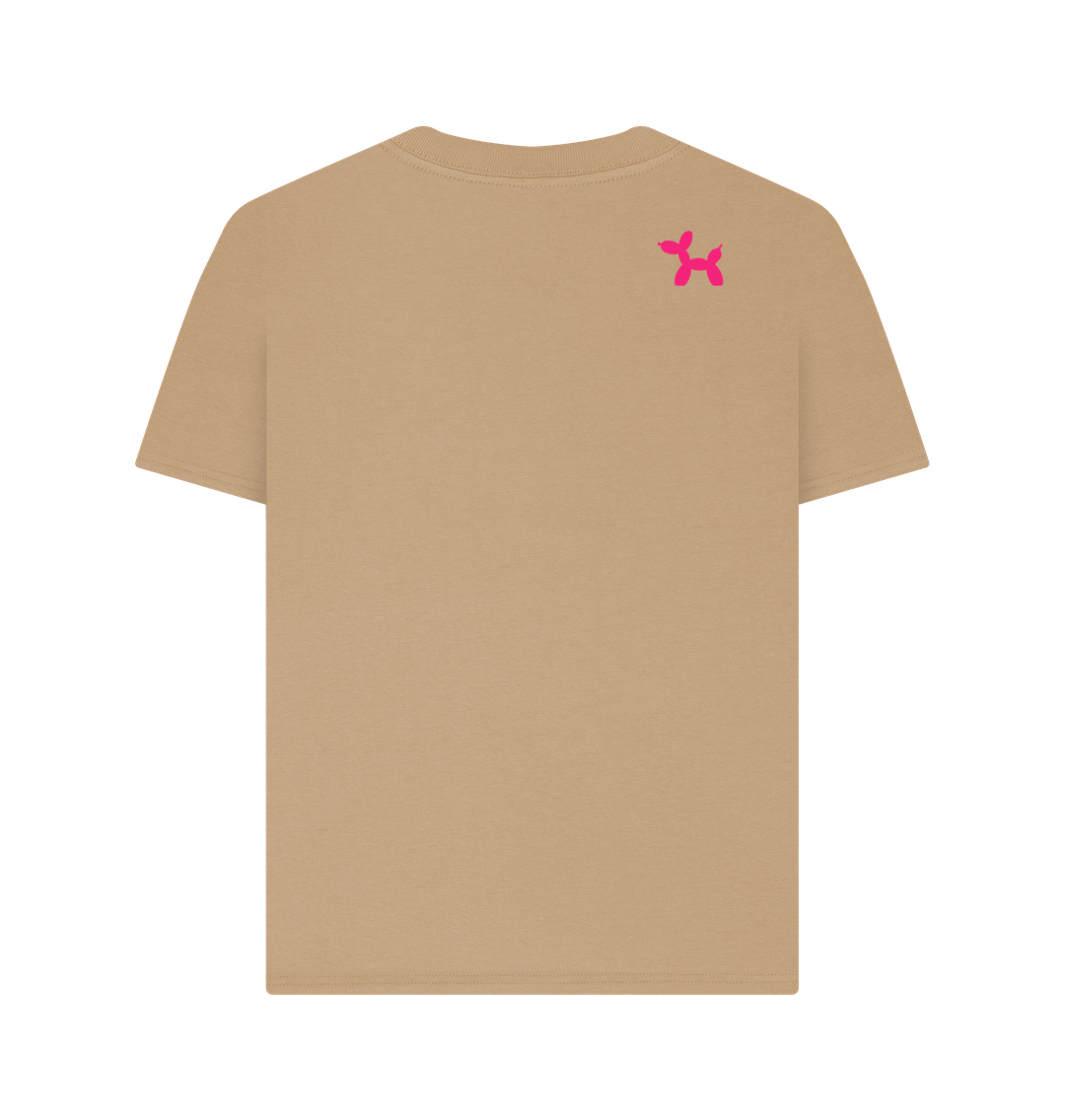 Original T-shirt With Back Print In Pink