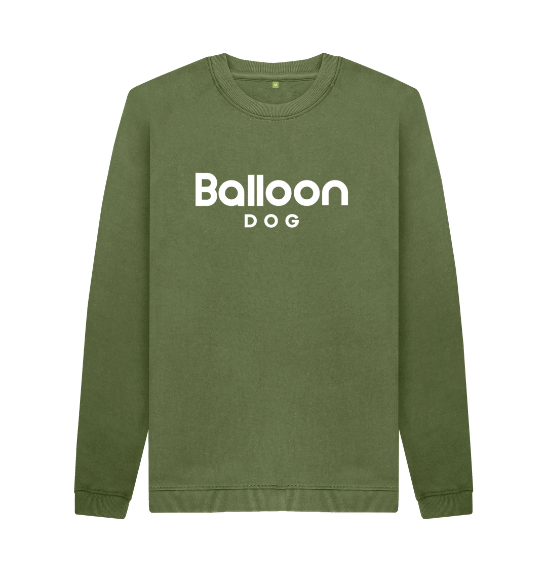 Khaki Printed Sweater Front