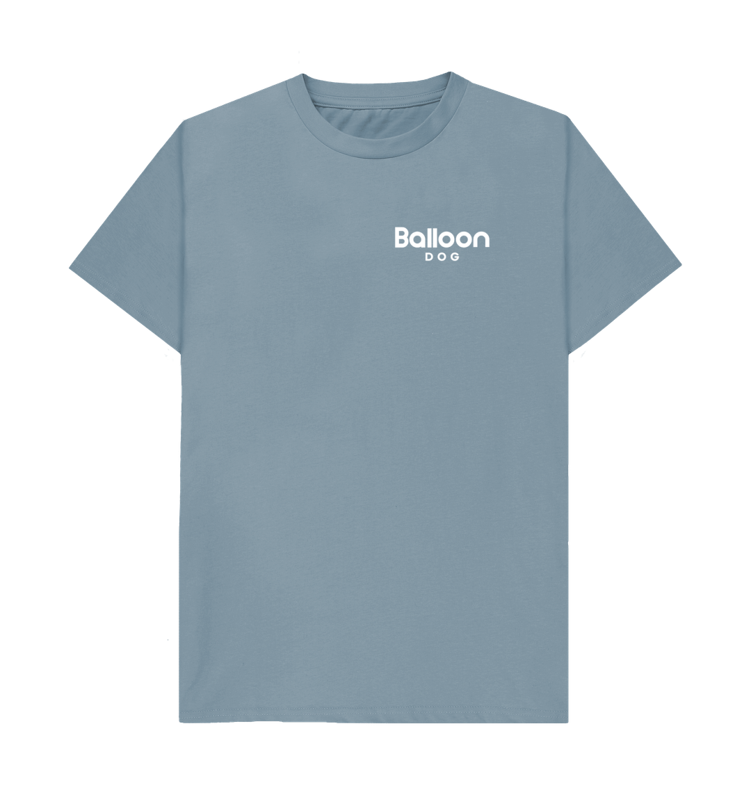 Stone Blue Your Adventurers Organic Cotton T-shirt with Colour Back Print